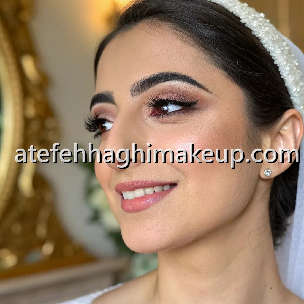 عاطفه حقی آموزش میکاپ و گریم عروس با متدهای روز دنیا در تهران صادقیه
