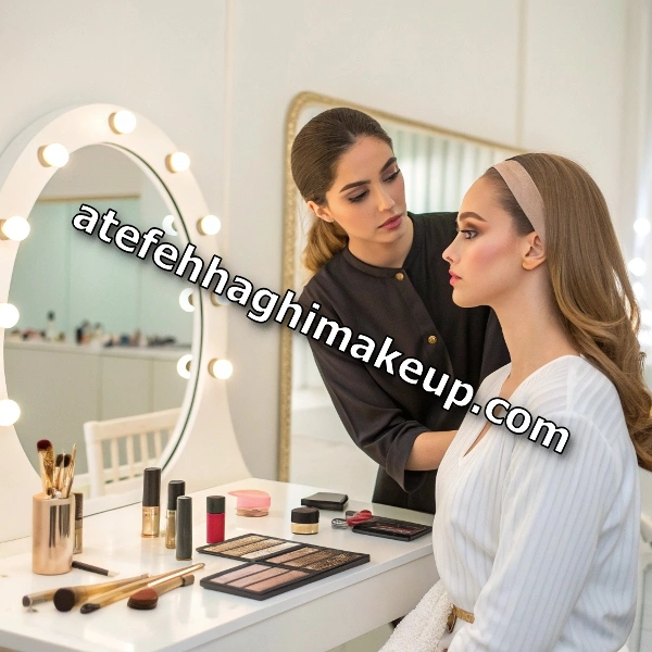 عاطفه حقی خدمات آموزش میکاپ ساده در تهران صادقیه